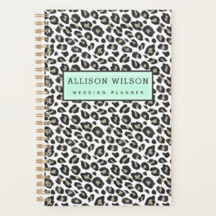 Stilvolle Tan Leopard Print Planer