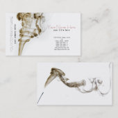 Stilvolle Tanzen-Rauch-Karte Visitenkarte (Vorne/Hinten)