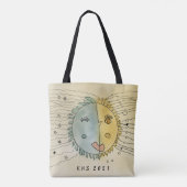 Stilvolle Tasche aus Sonne und Mond plus Sternen (Rückseite)