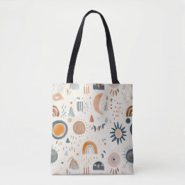 Stilvolle Tasche mit Abstrakt geometrischen Muster