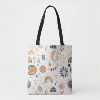 Stilvolle Tasche mit Abstrakt geometrischen Muster