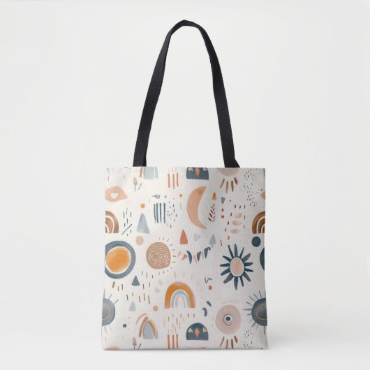 Stilvolle Tasche mit Abstrakt geometrischen Muster (Vorderseite)