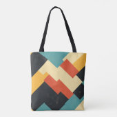 Stilvolle Tasche mit geometrischem Design (Rückseite)
