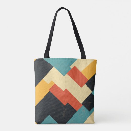 Stilvolle Tasche mit geometrischem Design (Rückseite)