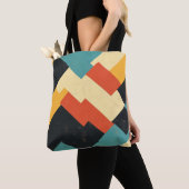 Stilvolle Tasche mit geometrischem Design (Von Nahem)