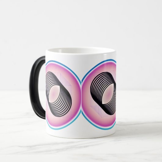 Stilvolle Tasse Anpassbare Keramik Cofee-Becher (Vorderseite Links)