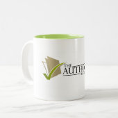 Stilvolle Tasse des Grün-AP (Vorderseite Links)