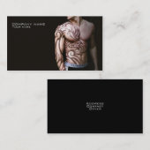 Stilvolle Tätowierungs-Visitenkarte Visitenkarte (Vorne/Hinten)