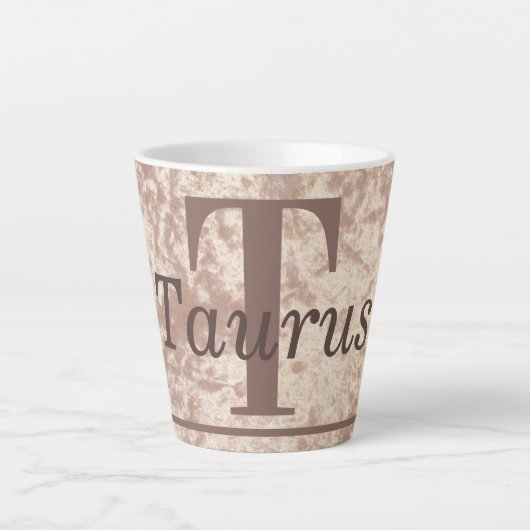 Stilvolle Taurus Sternzeichen Tasse Cup Geschenk (Vorderseite)