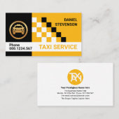 Stilvolle Taxi-Karo Box Private Transport Driver Visitenkarte (Vorne/Hinten)