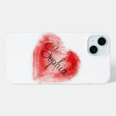Stilvolle Telefonzelle mit Bild Case-Mate iPhone Hülle (Rückseite (Horizontal))