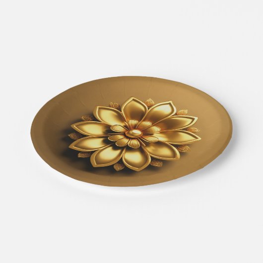 Stilvolle Teller für jede Feier (Schrägansicht)