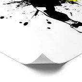 Stilvolle Tennis Art Poster (Ecke)