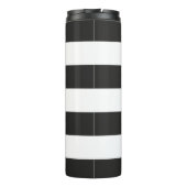 Stilvolle Tennis Girl Black & White Player Thermosbecher (Rückseite)