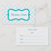 Stilvolle Termini-Visitenkarte Terminkarte (Vorne/Hinten)