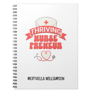 Stilvolle THRIVING NURSEPRENEUR Nurse Entrepreneur Notizblock