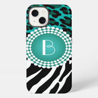 Stilvolle Tierprinzen Zebra und Leopard-Muster iPhone Hülle