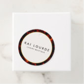 Stilvolle Tortoiseshell Chic Luxury Geschenkanhänger (Beispiel)