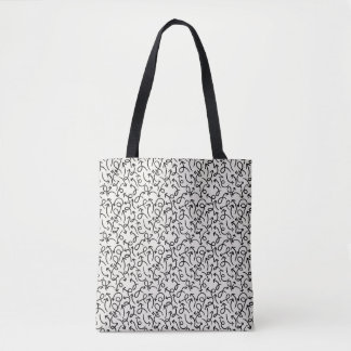 Stilvolle Tote Bag mit Abstraktem Muster Tasche