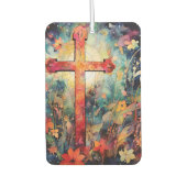 Stilvolle Touch der Stille: Frische Düfte kreuzen Autolufterfrischer (Vorderseite)