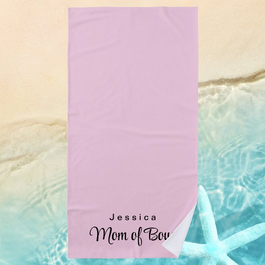 Stilvolle, trendige Girly für Mama Strandtuch