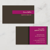 Stilvolle trendige Retro-Farben für Visitenkarten Visitenkarte (Vorne/Hinten)