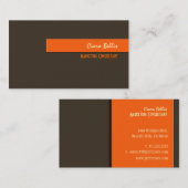 Stilvolle trendige Retro-Farben für Visitenkarten Visitenkarte (Vorne/Hinten)