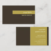 Stilvolle trendige Retro-Farben für Visitenkarten Visitenkarte (Vorne/Hinten)