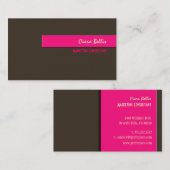 Stilvolle trendige Retro-Farben für Visitenkarten Visitenkarte (Vorne/Hinten)