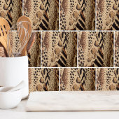 Stilvolle Trendy Animal Print Fliese