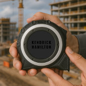 Stilvolle Trendy Black Out Moderne Minimalistische Maßband