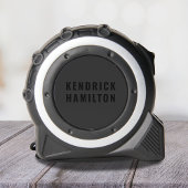 Stilvolle Trendy Black Out Moderne Minimalistische Maßband