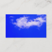 Stilvolle Trendy Blue Sky Travel Agent Business Ca Visitenkarte (Rückseite)