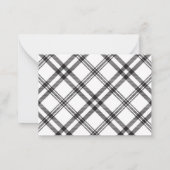 Stilvolle Trendy Boho Pink Weihnachtsstern Mitteilungskarte (Rückseite)