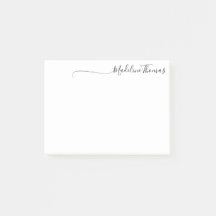 Stilvolle Trendy Calligrafy Name Black