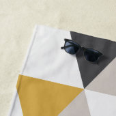 Stilvolle Trendy Moderne Abstrakte Muster Strandtuch (Beispiel)