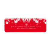 Stilvolle Trendy Script rot Weihnachten (Vorne)