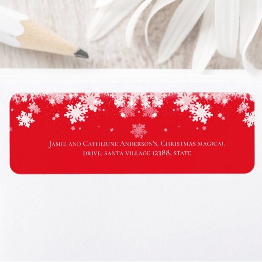 Stilvolle Trendy Script rot Weihnachten