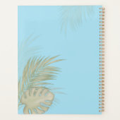 Stilvolle Tropenvögel Niedlich Trendy Calligraphy Planer (Rückseite)