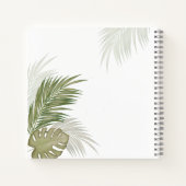 Stilvolle Tropical Birds Niedlich Trendy Fun Calli Notizblock (Rückseite)