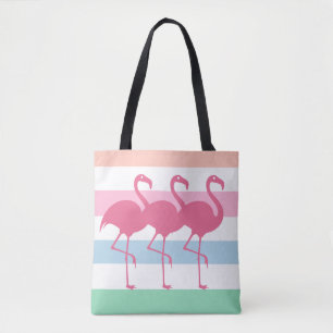 Stilvolle Tropical Flamingo Tasche