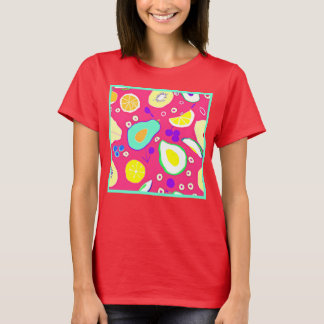 Stilvolle tropische Fruchtmuster Art. Jetzt kaufen T-Shirt