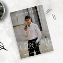 Stilvolle Type Foto Graduation Party