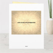 Stilvolle Typografie-Stil Vielen Dank, Vater's Day Karte (Rückseite)