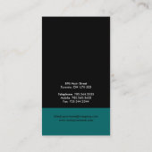 Stilvolle u. mutige Visitenkarten Visitenkarte (Rückseite)