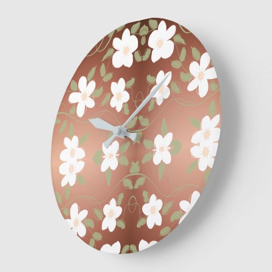 Stilvolle Uhr mit Honey Brown (Winkel)