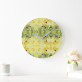 Stilvolle Uhr mit Lila Herzen (Zuhause)