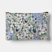 Stilvolle und elegante Schminktasche mit Blumen Zubehörtasche (Vorderseite)