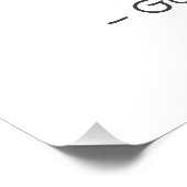 Stilvolle und farbenfrohe Pilates YOGA-Übung Poster (Ecke)