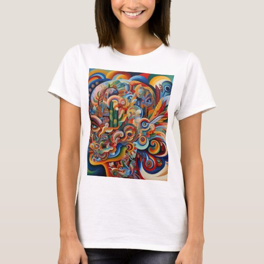 Stilvolle und komfortable T - Shirt - trendige Des (Vorderseite)